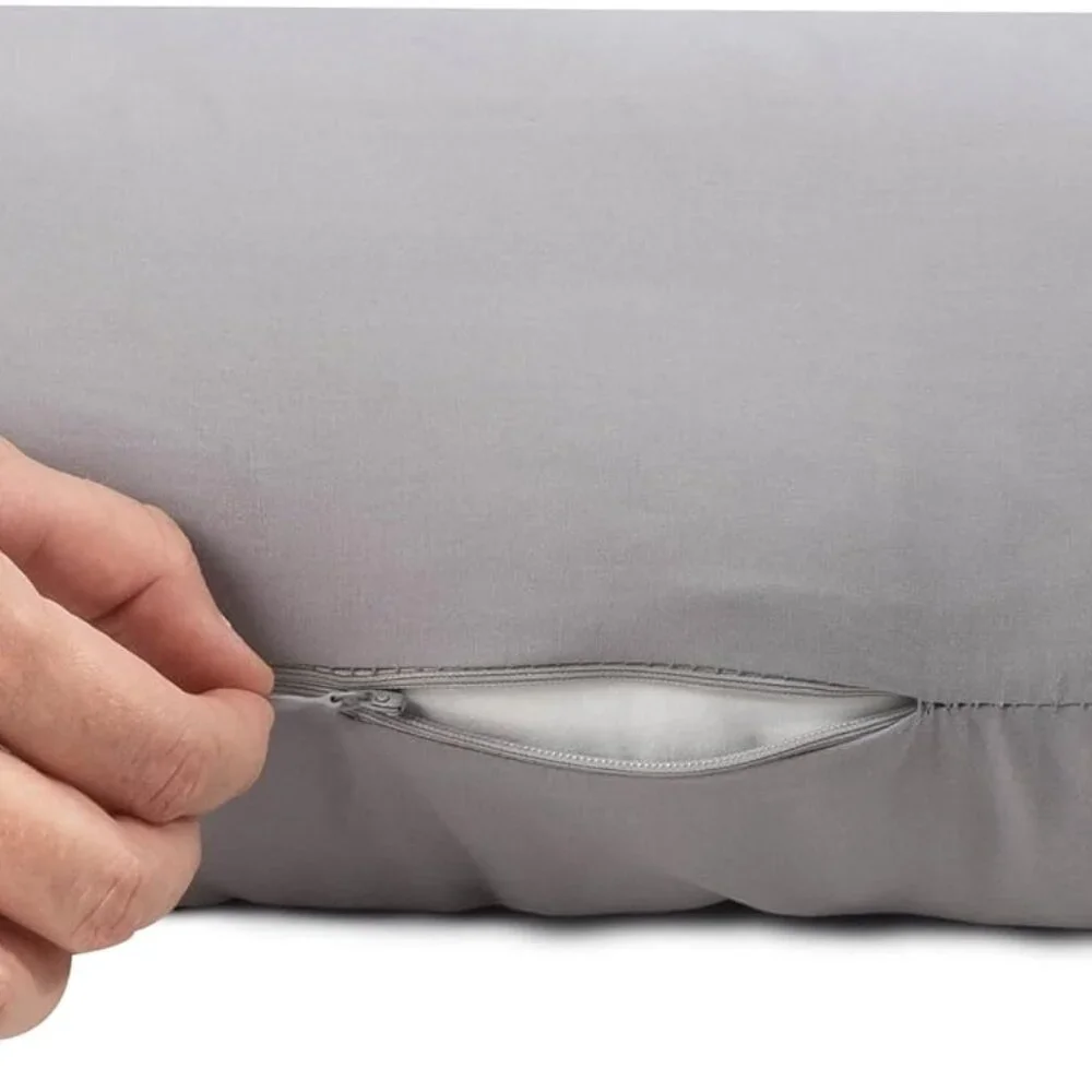 Ultra Soft 100% Tencel Body Pillowcase with Zipper - Ideal for Hot Sleepers - Picture 5 of 6